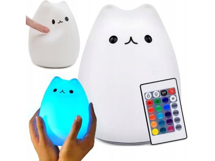 13146 8 nocni lampicka na dalkove ovladani kocicka 9