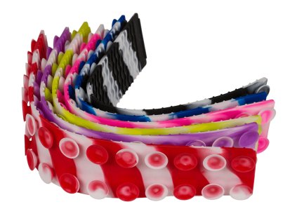 15444 6 prisavky antistresove silikon 26 cm mix barev 7