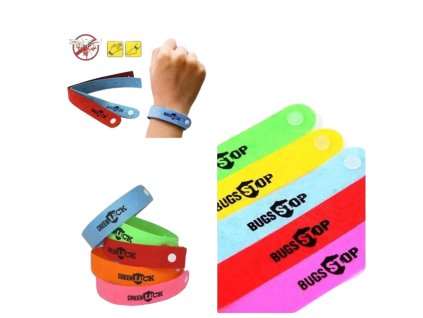 Repelentní náramek (Barva Červená)