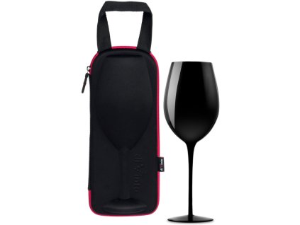 Slavnostní obří sklenice na víno (Barva Černá, objem 750 ml)