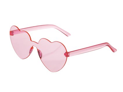 Srdíčkové brýle (Barva Růžová)