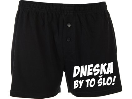 Trenýrky - Dneska by to šlo! (Barva Černá, Velikost L)