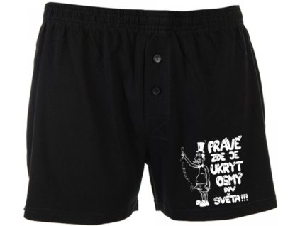 Trenýrky - Osmý div světa (Barva Černá, Velikost L)