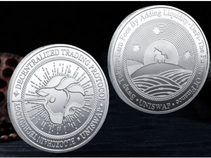 Uniswap mince (Barva Stříbrná)