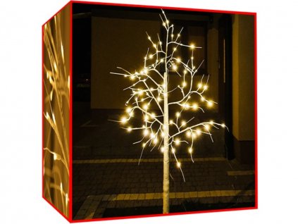 vianocny svetelny stromcek breza 96 led 180cm 1