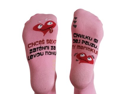 Veselé ponožky - Chceš sex? (Velikost 35-38)