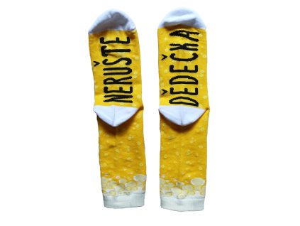 Veselé ponožky - Nerušte dědečka (Velikost 39-42)