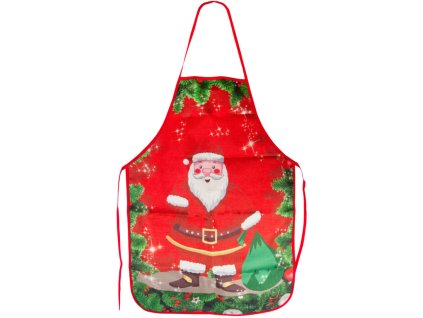 17529 vanocni kuchynska zastera jezisek s darkem 1