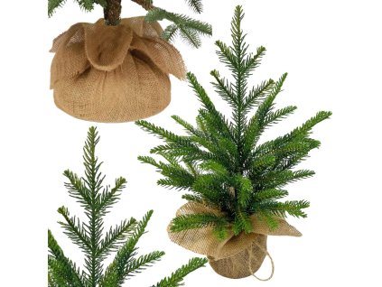 17739 umely vanocni stromek maly 50cm dekorativni stromek na stul 1