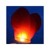 Lampion přání - Srdíčka (Barva Bílá)