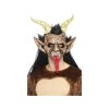 9833 1 maska s vlasy cert krampus s rohy a jazykem 2