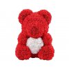medved z ruzi cervenych 25cm 2