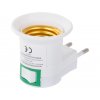 17004 4 adapter na zarovku se zavitem e27 230v 5