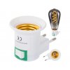 17004 3 adapter na zarovku se zavitem e27 230v 4