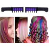 Hrebien s farebnými kriedami na vlasy 6 farieb