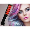Hrebeň s farebnými kriedami na vlasy 10 farieb