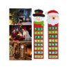 Adventní kalendář s kapsičkami (Postavička Santa)