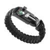 Náramok prežitia Paracord 5 v 1 (Farba Army)