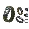 Náramek přežití Paracord 5 v 1 (Barva Army)