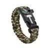 Náramok prežitia Paracord 5 v 1 (Farba Army)
