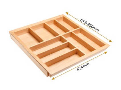 Príbornik buk 80 L500, 512-950mm