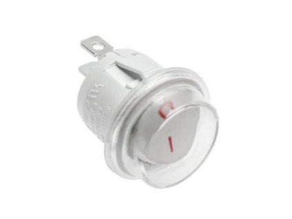 Vypínač kolískový biely