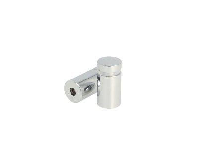 Skrutka na sklo "25" 13x19mm chróm