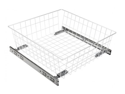 Košík š-460-485mm biely bez výsuvu