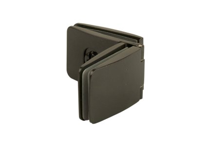 Záves sklo/sklo čierny SQUARE