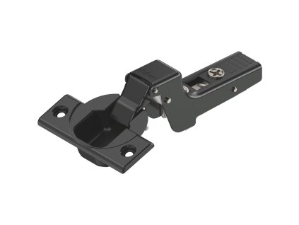 Záves blum vložený ONYX čierny 110°, PUSH