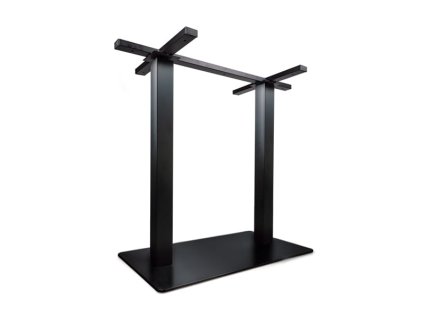 Stolova podnož rovná DUO čierna