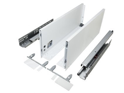 TeVeX zásuvka slim box nizky "C" biely, H:148mm