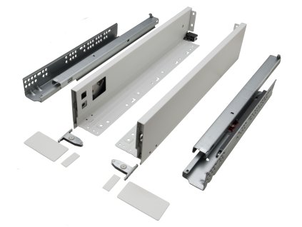 TeVeX zásuvka slim box nizky "A" biely, H:63mm