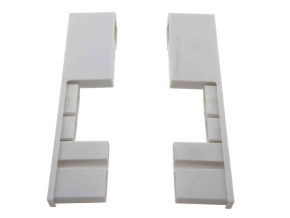 TeVeX držiak čela vnútorná zásuvka C, vysoká biela