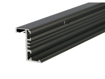 ZAPP profil "Z" pre hliníkové zárubne 3200mm, čierny elox