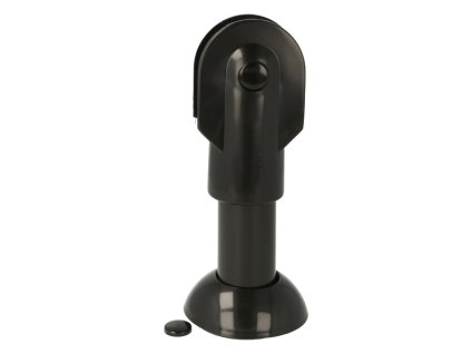 Noha pre WC kabíny, 115-135mm čierna