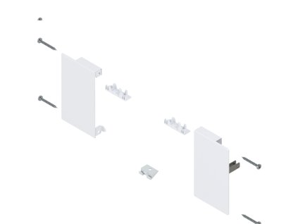 Držiak čela vnútorná zásuvka M, biela