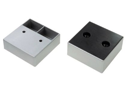 Noha plast 60x60x25mm šedá