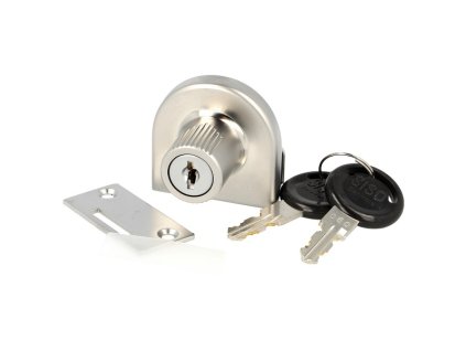 x-918 zamok na sklo matný chróm