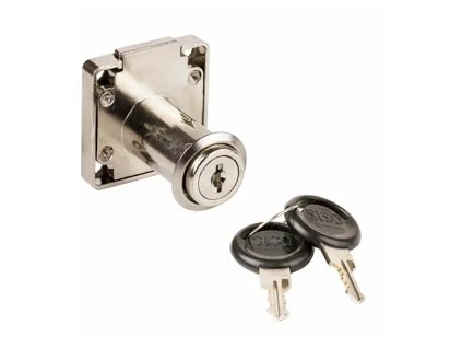 850/x 19x38mm stolíkový zámok, nikel