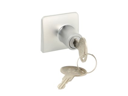 Zámok na dvojsklo ALU SQUARE