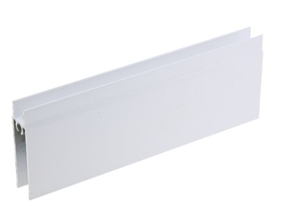 Biely 10mm profily na dvere spodný 3,0M