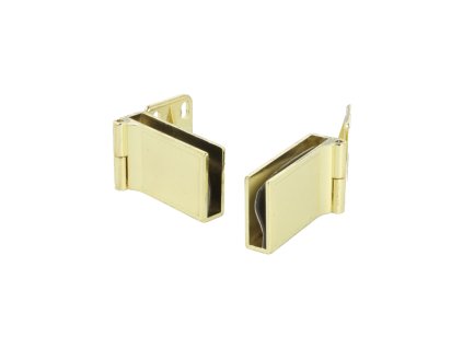 D/13 záves na sklo mosadz pár