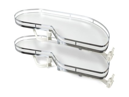 Suplimo 450mm výsuvná polica biela - PRAVÁ