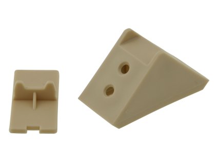 Spojka s krytom 4 dierová buk svetly