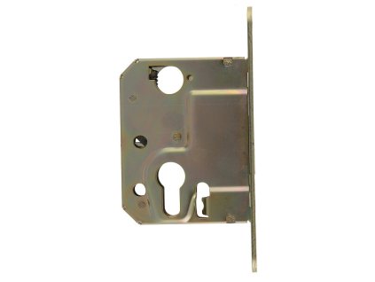 2634 zámok vložkový závorový 80mm, biely zinok