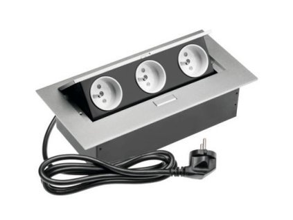 Zás. kanc šedá 3x220V