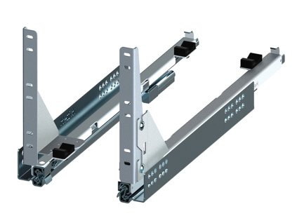 Výsuv Hettich Quadro s tlmením pre koše 300,400mm