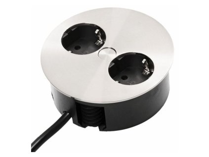 Predlžovačka Twist, 2x220V nerez