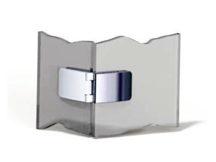 Záves sklo/sklo Cr SQUARE